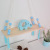 Factory Direct Sales Excellent Quality Ins Children's Room Home Ornament Wall Decoration Solid Wood Single Layer Wood Beads Tassel Partition