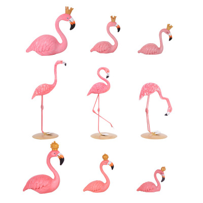 Factory Direct Sales Nordic Ins Flamingo Shape Fresh Artistic Desktop So Easy So Beauty Decoration Home Decoration