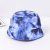 New Internet Celebrity Tie-Dye Bucket Hat Women's New Fashion All-Match Color Bucket Hat Youth Leisure Travel Flat-Top Cap Fashion