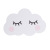 Factory Direct Sales Nordic Instagram Style Children's Room Girls Room Decorative Cloud Room Three-Dimensional Decoration Wood-Plastic Plate