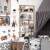 Nordic Creative Multi-Functional Wooden Geometric Multi-Layer Wall-Mounted Storage Rack Kindergarten Home Wall Decorative Crafts