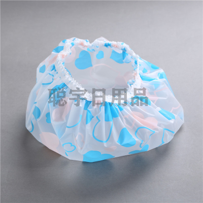 Fashionable Printed Waterproof Breathable Shower Cap Soft and Comfortable Women's Shampoo Cap Waterproof Bath Hat Shower Cap