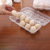 Kitchen Transparent Plastic Egg Box Refrigerator Storage Box Single Layer Egg Tray Packing Box 10 Grid Egg Box