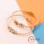Japanese and Korean Simple Student All-Match Fashionmonger Titanium Steel Bracelet Female Non-Fading Mori Style Rose Gold European and American S · S · Xiao Yu