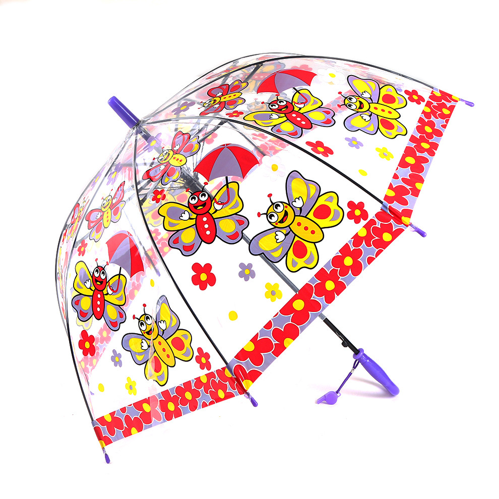 幼儿园小学生宝宝雨伞男女孩卡通动物雨伞儿童伞小孩遮阳伞直柄伞