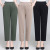 New Mom Pants Summer Thin Casual Cropped Pants for Middle-Aged and Elderly People Loose Straight High Waist Elastic Waist Women's Pants