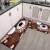 2021 New Kitchen Pad Series Absorbent Non-Slip Long Mat Coffee and Vegetable Fruit Printed Two-Piece Set