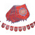 Yiwu Factory Supply Big round Tip Arabic Paper Pennant Party Decoration Flag Banner Wholesale