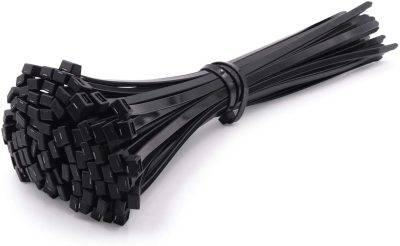 Cable Zip Ties 16 Inch 100 Pound Self-Locking Nylon Cable Ties-50 Pack (Black) UV Resistant