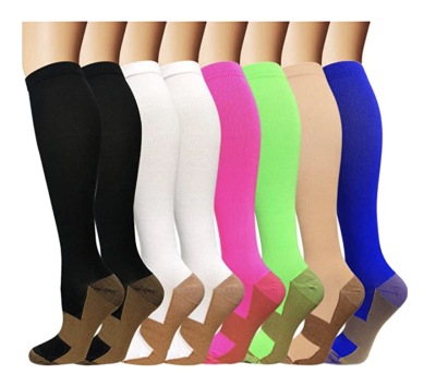 Nylon Quality Link Pressure Sports Socks Foreign Trade Export Compres Socks Spot