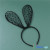 Easter Animal Halloween Bunny Ears Bunny Girl Party Show Dress up Headband Lace Hair Accessories
