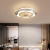 Modern Ceiling Fan Flush Mount Fans with Lights Remote Control Low Profile Ceiling Light Blade Industrial Kitchen 22