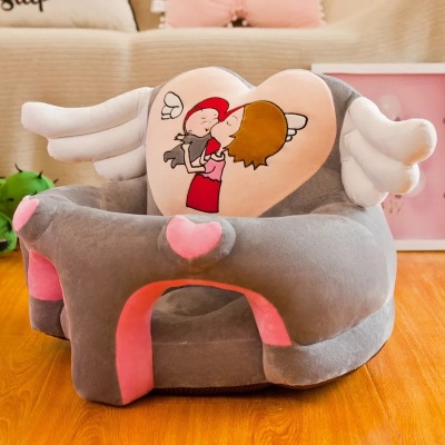 Cartoon Children's Seat Doll Angel Wings Baby Learning Seat Infant Seat Learning Sitting Artifact Anti-Rollover