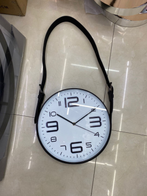 Wall clock with belt