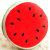 Watermelon Lumbar Support Pillow Mat Simulation Embroidered Fruit Bolster round Children's Plush Toys Large Pillow Photography