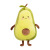 Plush Toy Avocado Pillow Fruit Doll Doll Customizable Company Logo Gift Pillow Waist Backrest