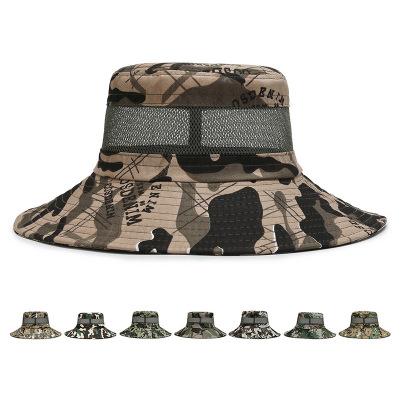 Summer Breathable Sun Hat Outdoor Mosquito Hat Sun Protection Fishing Hat Cap Insect-Proof Cap All-Matching Hat Men and Women Fashion Fashion