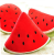 Watermelon Lumbar Support Pillow Mat Simulation Embroidered Fruit Bolster round Children's Plush Toys Large Pillow Photography