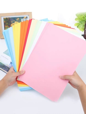 A4 Fancy Paper Card Paper 10 Colors 100 Sheets Copy Writing Meili Paper Can Be Customized