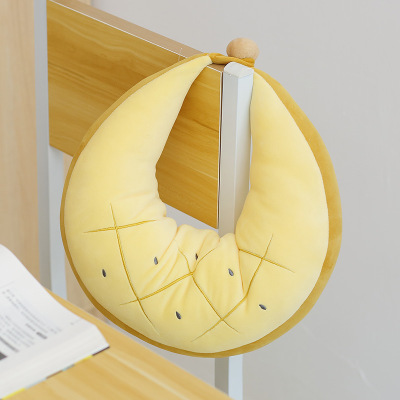 Emulational Fruit Lemon Pineapple U-Shape Pillow Nap Pillow Office Neck Pillow Waist Backrest New Embroidery