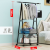 Storage Rack Triangle Coat Rack Multi-Functional Home Space-Saving Assembly Storage Rack Hanging Clothes Rack