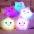 Creative Colorful Glow Pillow Hand-Shaped Brush Stuffed Doll Pillow Backrest Valentine's Day Birthday Gift for Girls