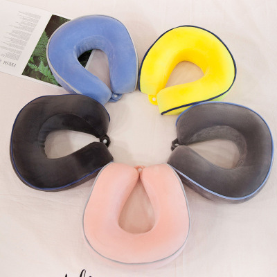 Popular Practical Portable Office Nap Outdoor Travel with Slow Rebound Neck Pillow Memory Foam U-Shaped Pillow U-Shaped