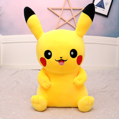 New Cute Pikachu Doll Plush Toys Girl Ragdoll Cartoon Anime Children's Birthday Gifts Doll