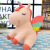 Korean Rainbow down Cotton Unicorn Doll Ins Internet Hot Plush Toy Children's Birthday Gifts Pillow