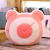 Cute Creative Clock Bear Soft Throw Pillow Plush Toy Cushion Doll Ragdoll Kindergarten Decoration Doll