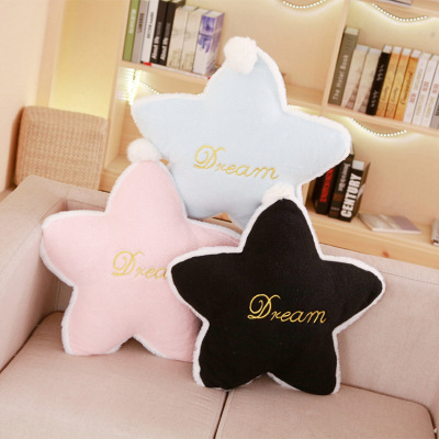 Customized Ins Pink Korean Crown Princess Style Bedside Cushion Big Backrest Removable and Washable Children's Room Decorative Cushion
