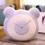 Cute Creative Clock Bear Soft Throw Pillow Plush Toy Cushion Doll Ragdoll Kindergarten Decoration Doll