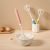 Kitchen Semi-automatic Egg Beater Manual Plastic Stirrers Flour Salad Multi-Function Handheld Stick