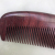 Factory Direct Sales Natural Log Violet Comb Moon Shape Fine Tooth Wide Tooth Beauty Makeup Straight Hair Comb