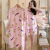 Women's Pajamas Thin Short-Sleeved Summer Cloth Bag Nightdress Milk Silk Cartoon Cute Shorts Pullovers Home Wear