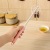 Kitchen Semi-automatic Egg Beater Manual Plastic Stirrers Flour Salad Multi-Function Handheld Stick