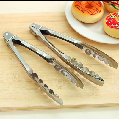 Stainless Steel Bread Clip Barbecue Food Clip Multi-Functional Kitchen Household Food Clip