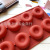 8-Piece Donut Silicone Cake Mold Factory Direct Sales
