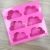 6-Piece Cloud Silicone Cake Mold Gel Mold Chocolate Mold Factory Direct Sales