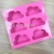 New Silicone Cake Mold 6-Piece Plump Lips Pudding/Jelly Mold Handmade Soap Mold