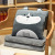 Pillow and Quilt Dual-Use Office Cushion Siesta Appliance Pillow Blanket Three-in-One Car Inner Blanket Back Cushion