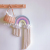 Ins Long Fringe Rainbow Hand-Woven Tapestry B & B Children's Room Decoration