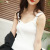 A001 Korean Style Spring and Summer I-Shaped Vest Women's Wild Slim Knit Bottoming Shirt Sexy Top