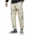 2021 Spring New Oversized Cargo Pants Straight-Leg Pants Dimensional Patch Pocket Handsome Men's Overalls