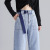 Real Shot High Waist Wide Leg Jeans for Women Loose Casual Straight Pants All-Match Slim-Fit Cigarette Pants New Mop for Women