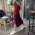 Autumn and Winter New Korean Style Tied Split High Waist Knitted Slim-Fit Sheath Dress One-Step Skirt Wool Skirt