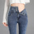 High Waist Jeans for Women 20 Autumn New Korean Style Slim Fit Slimming Stretch Feet Pants Casual Skinny Pencil Pants