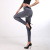 Spring New Faux Denim Leggings Women's Hip Lifting Elastic Slim Fit Slimming Cropped Pants Foreign Trade Popular Style