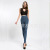 Wish AliExpress Stretch Fashion Plaid Women Leggings Foreign Trade Hot Sale Slim Slimming Cropped Pants