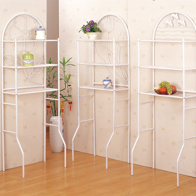 Storage Rack Guest Light Luxury Hall Floor Layered Storage Rack Toilet Rack Bathroom Organizing Rack Corner Iron Shelf Bookshelf Customization